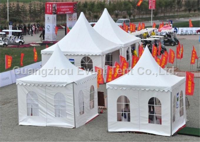 Maak de tent van de de pagodepartij van de dekkingsluifel met transparant pvc-venster voor luxehuwelijk waterdicht