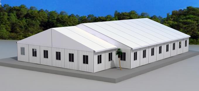 Hete Verkoop 20m Tent van het Breedte de Witte Openluchtpakhuis met Waterdichte pvc-Stof