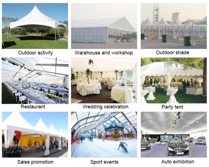 20 X 50m de Romantische Tent van de de Tent Grote Partij van de Huwelijksmarkttent Duurzaam voor Huur