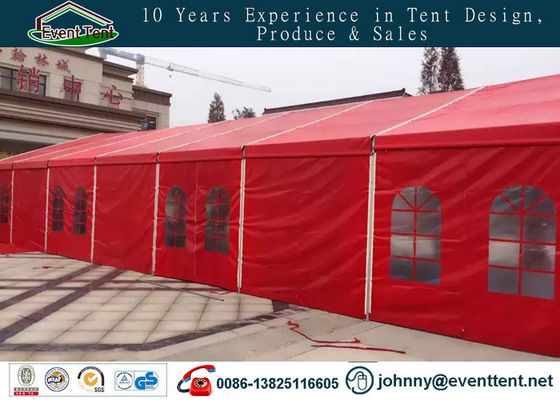 China Rode kleur 10x40m van het de hoogtedak van het aluminiumkader de tent van de het huwelijkspartij leverancier