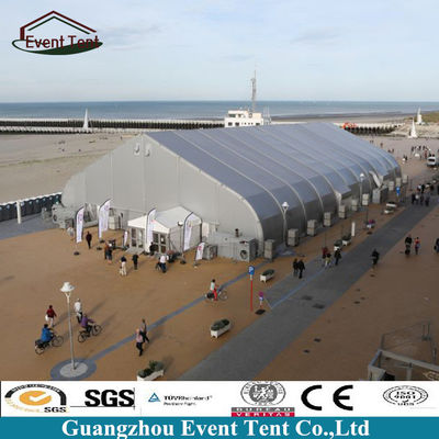 China De grote van het de Tenten Openluchtpakhuis van het Aluminiumkader TFS Gebogen Tent 75kg/Sqm leverancier
