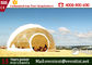 330m tenten van de diameter de grote super koepel, duidelijke transparante koepeltent voor kamperende familie leverancier