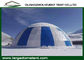 De kleurrijke pvc-Tent Dia 530m van de Stoffen Niet geroeste Geodetische Koepel Staalstructuur leverancier