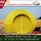 Dubbel - met een laag bedekte pvc-Luxe het Kamperen Tent, kleine gele geodetische koepeltent voor woonkamer leverancier