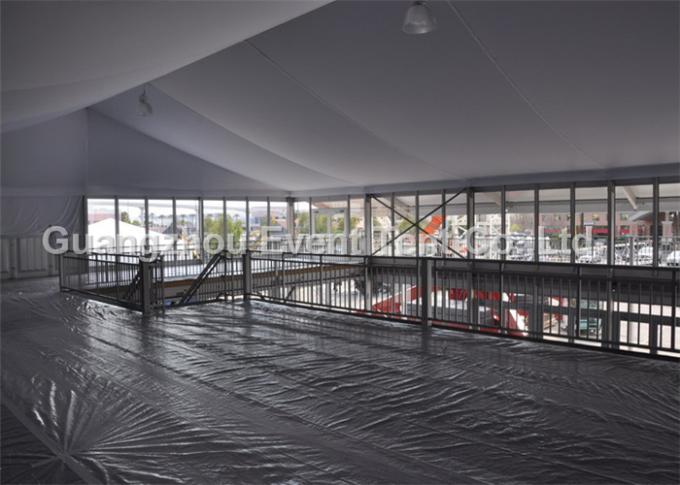De openluchttent van het Balkon Dubbele Dek Transparant met Verdieping Twee voor 500+-Zetels