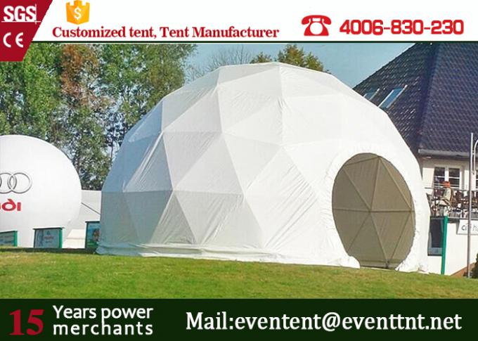 Grote elegante transparante geodetische koepeltent het kamperen tent voor openluchtgebeurtenissen