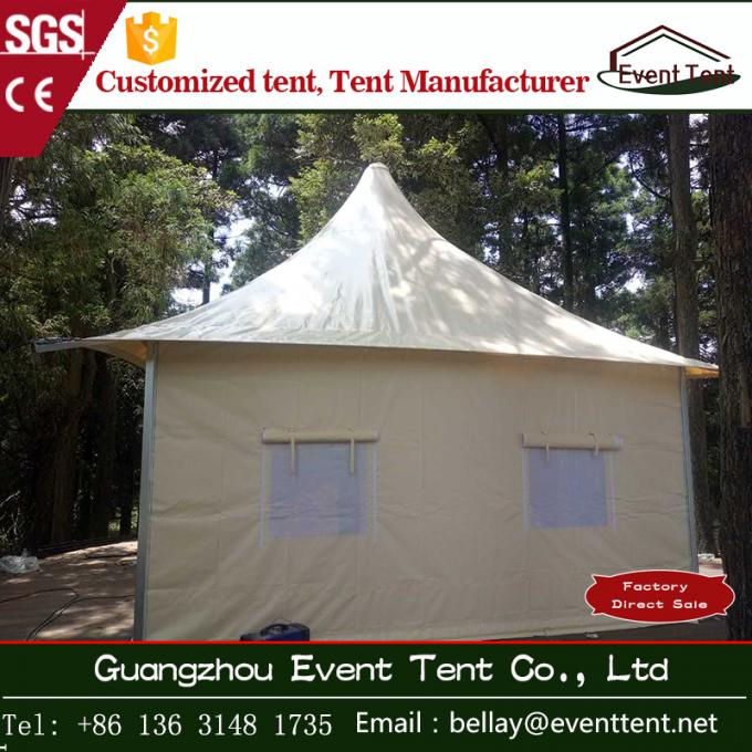 de duidelijke fabrikanten van de spanwijdte yurt tent, carpas van de het hoteltent van de luxepagode