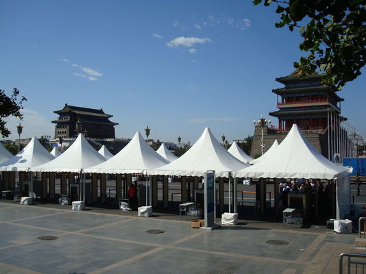 China Het Canvas van de de Partijtent van de Gazebo8x8 Pagode het Kamperen Tent met Frans Venster leverancier