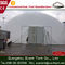 Tent van de luxe de Witte Geodetische Koepel met Stof van pvc van 850g/van Sqm de Dubbele leverancier